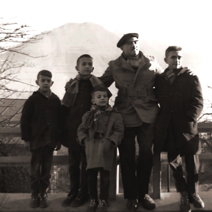 A la montagne ... 1&egrave;re randonn&eacute;e 1961